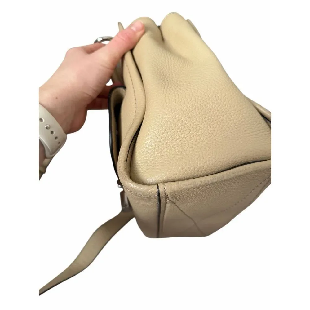 Mark‎ Jacobs Satchel Bag Lock That Leather Cream